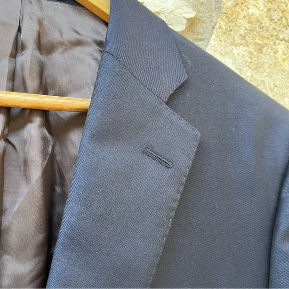 Suitsupply Navy Blue Blazer Jacket Napoli Single Breast Pure  display picture 3